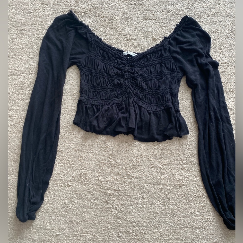 Urban Outfitters Long Sleeve Crop Top